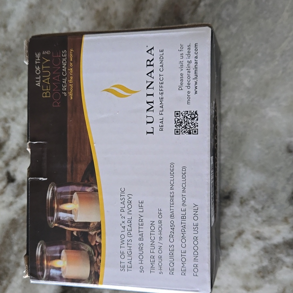 *Last Set* Luminara Ivory Flameless LED Tea Lights Plus Remote, NWT & Bonus Gift - Picture 5 of 14